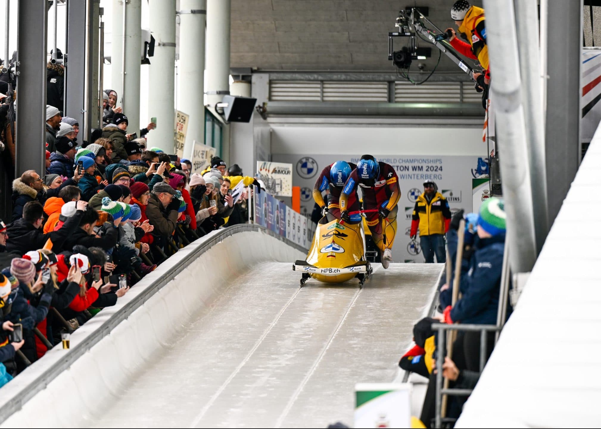 Bobteam Ammour in Aktion