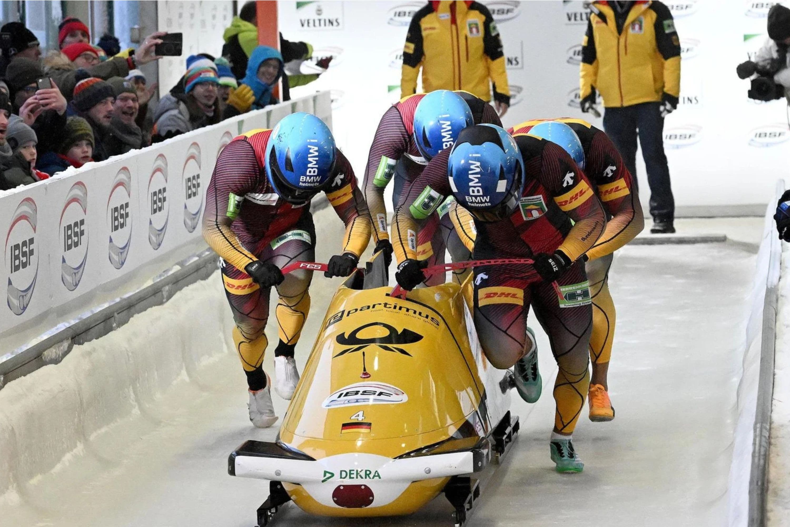 Bobteam Ammour in Aktion